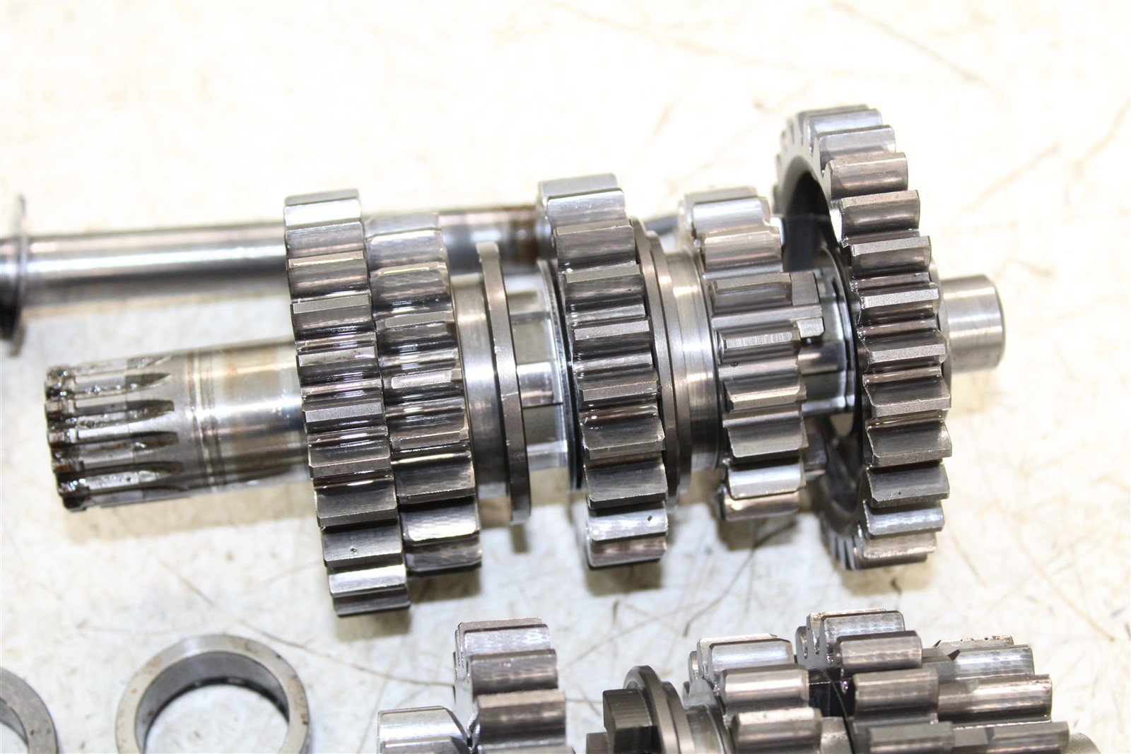 2001 KTM 300 EXC Transmission Gears Shift Shaft Forks Drum