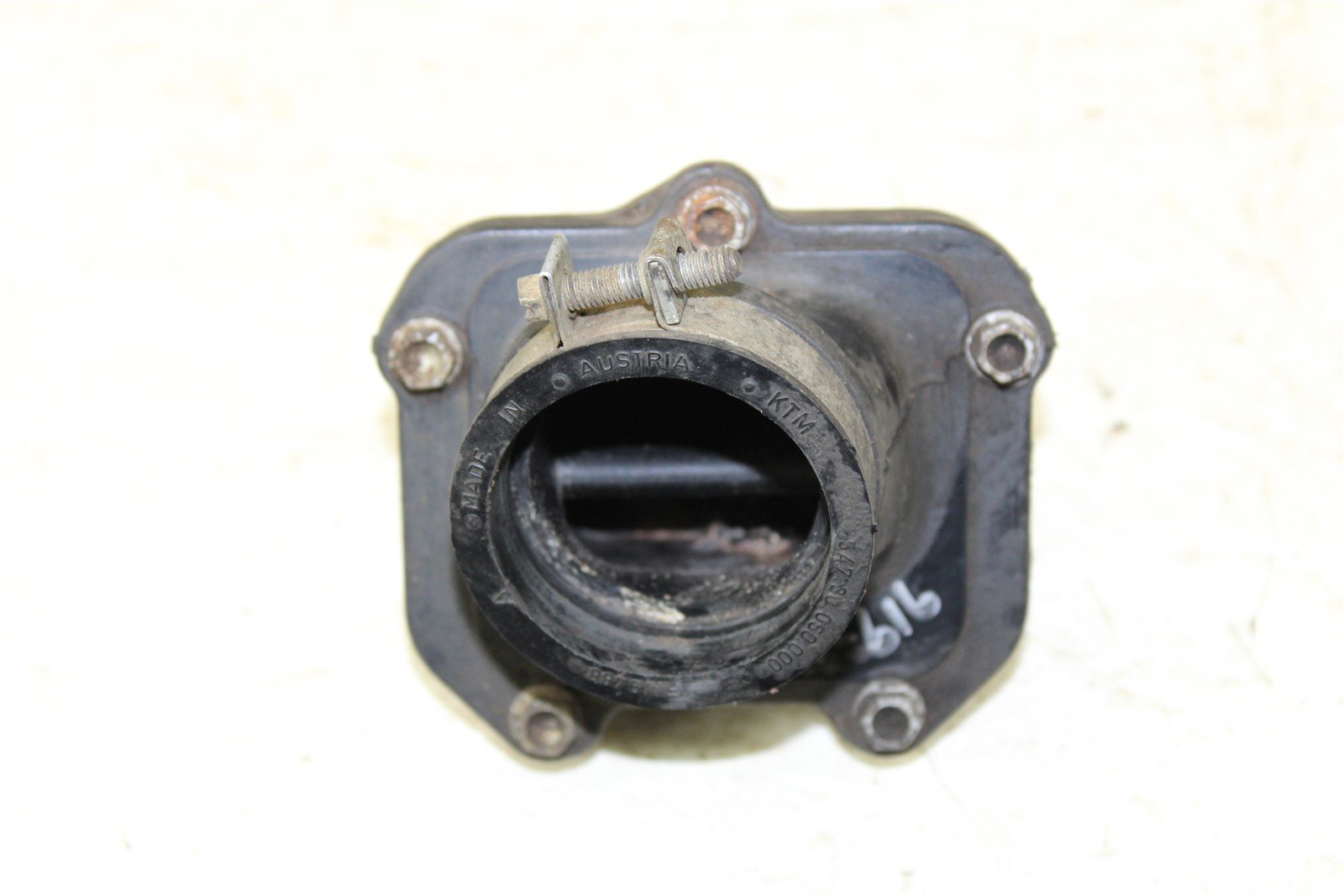 2001 KTM 300 EXC Reed Cage Pedals w/ Intake Manifold Boot