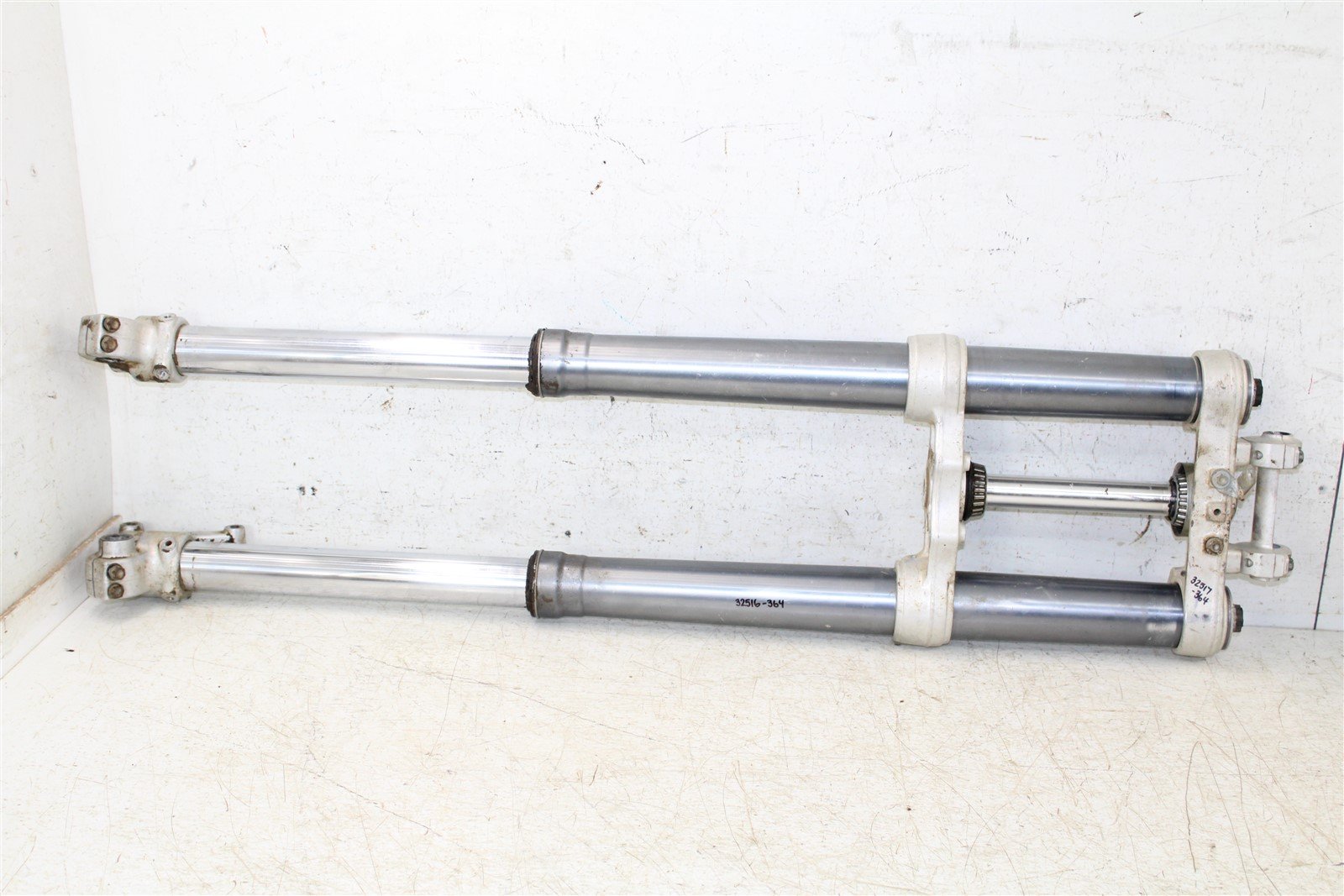 2001 KTM 300 EXC Fork Tubes Front Suspension Triple Clamps