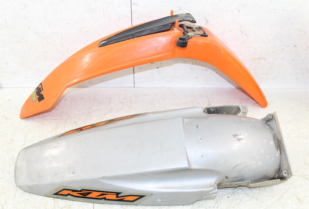 2001 KTM 300 EXC Front & Rear Fender Plastic