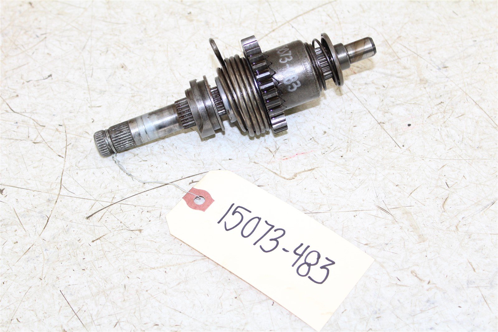 1979 Honda XR 185 Kick Start Shaft Kicker Gear Spring