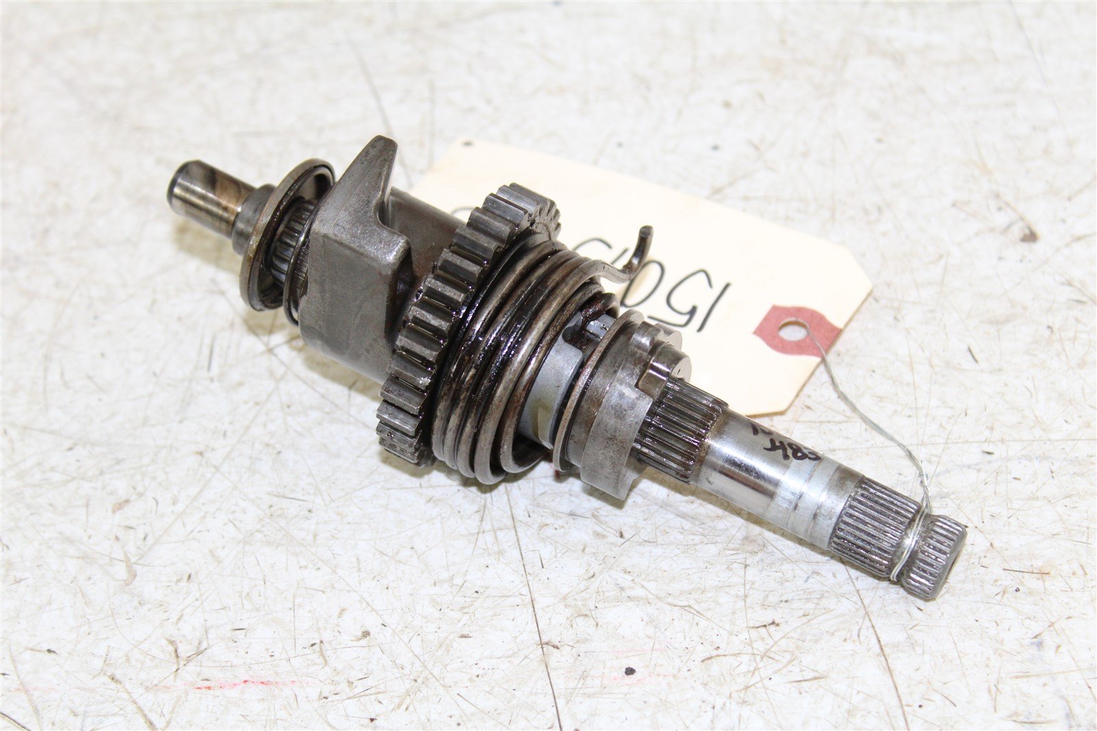 1979 Honda XR 185 Kick Start Shaft Kicker Gear Spring