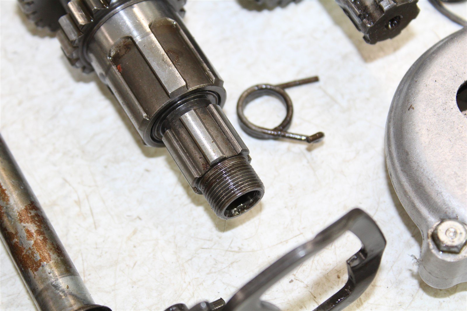 1979 Honda XR 185 Transmission Gears Shift Shaft Forks Drum Oil Slinger Pump