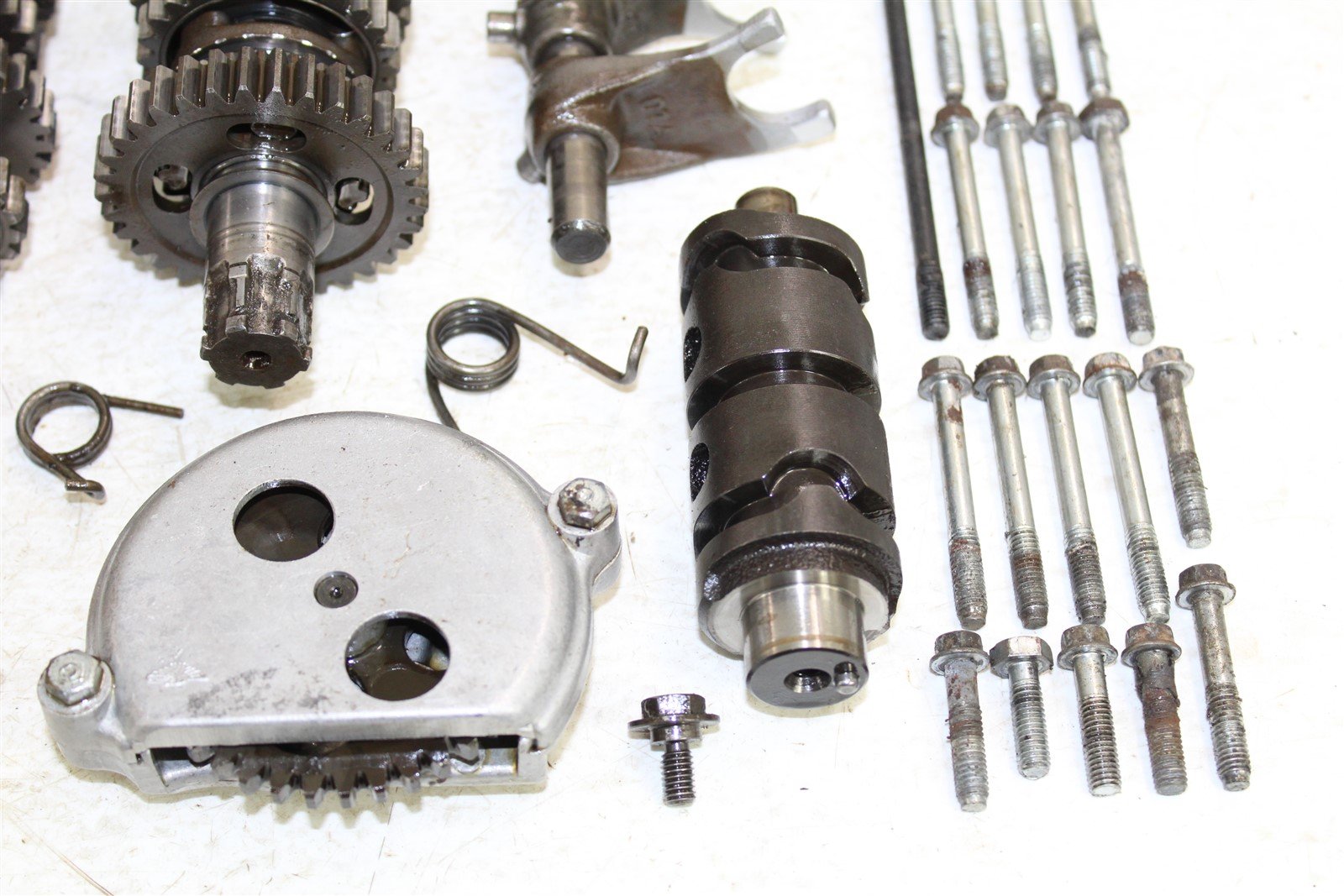 1979 Honda XR 185 Transmission Gears Shift Shaft Forks Drum Oil Slinger Pump