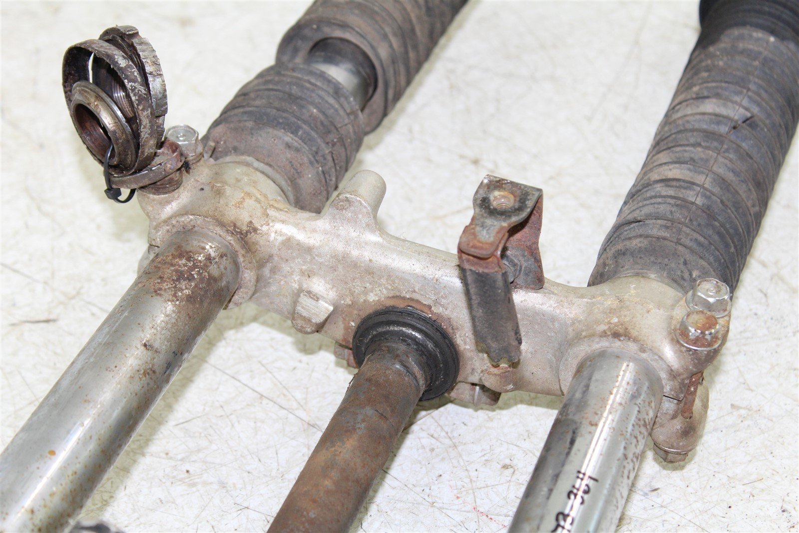 1979 Honda XR 185 Fork Tubes Front Suspension Triple Clamps