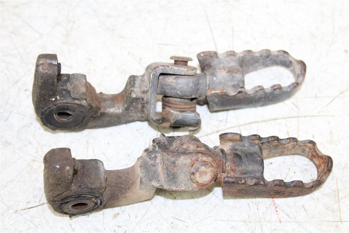 1979 Honda XR 185 Foot Pegs Rests Set Left Right