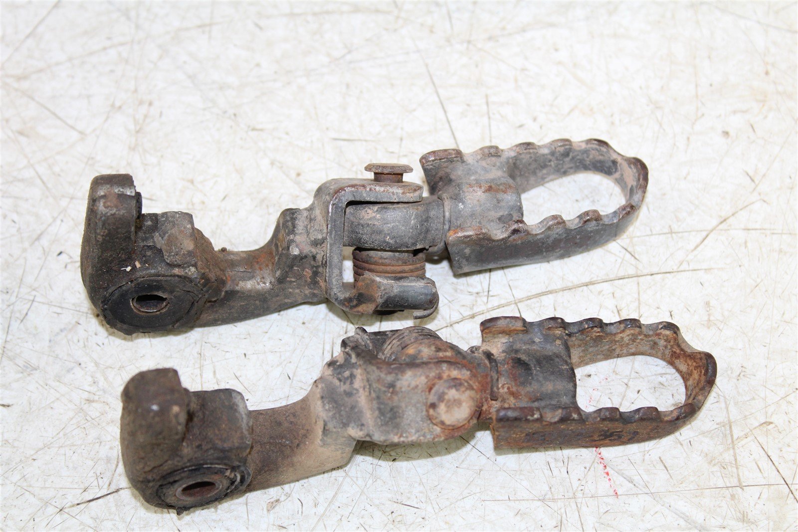 1979 Honda XR 185 Foot Pegs Rests Set Left Right