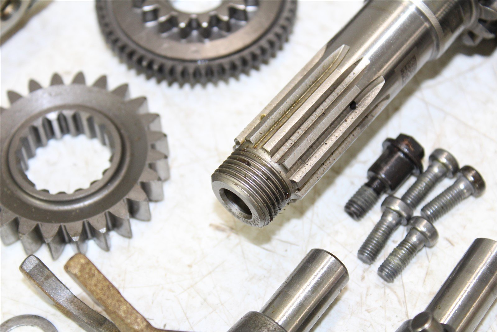 2022 KTM 250SXF Transmission Gears Shift Shaft Forks Drum