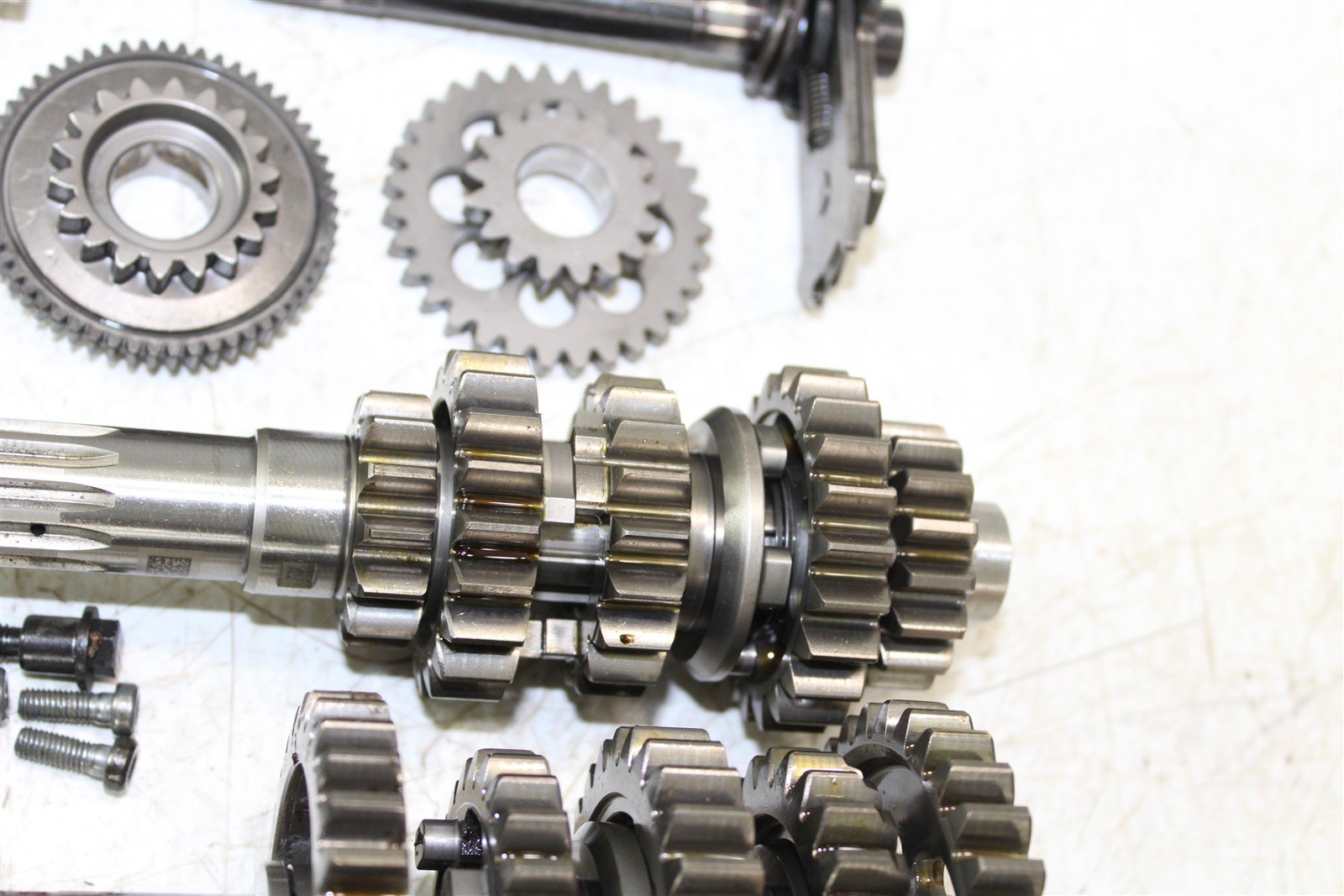 2022 KTM 250SXF Transmission Gears Shift Shaft Forks Drum