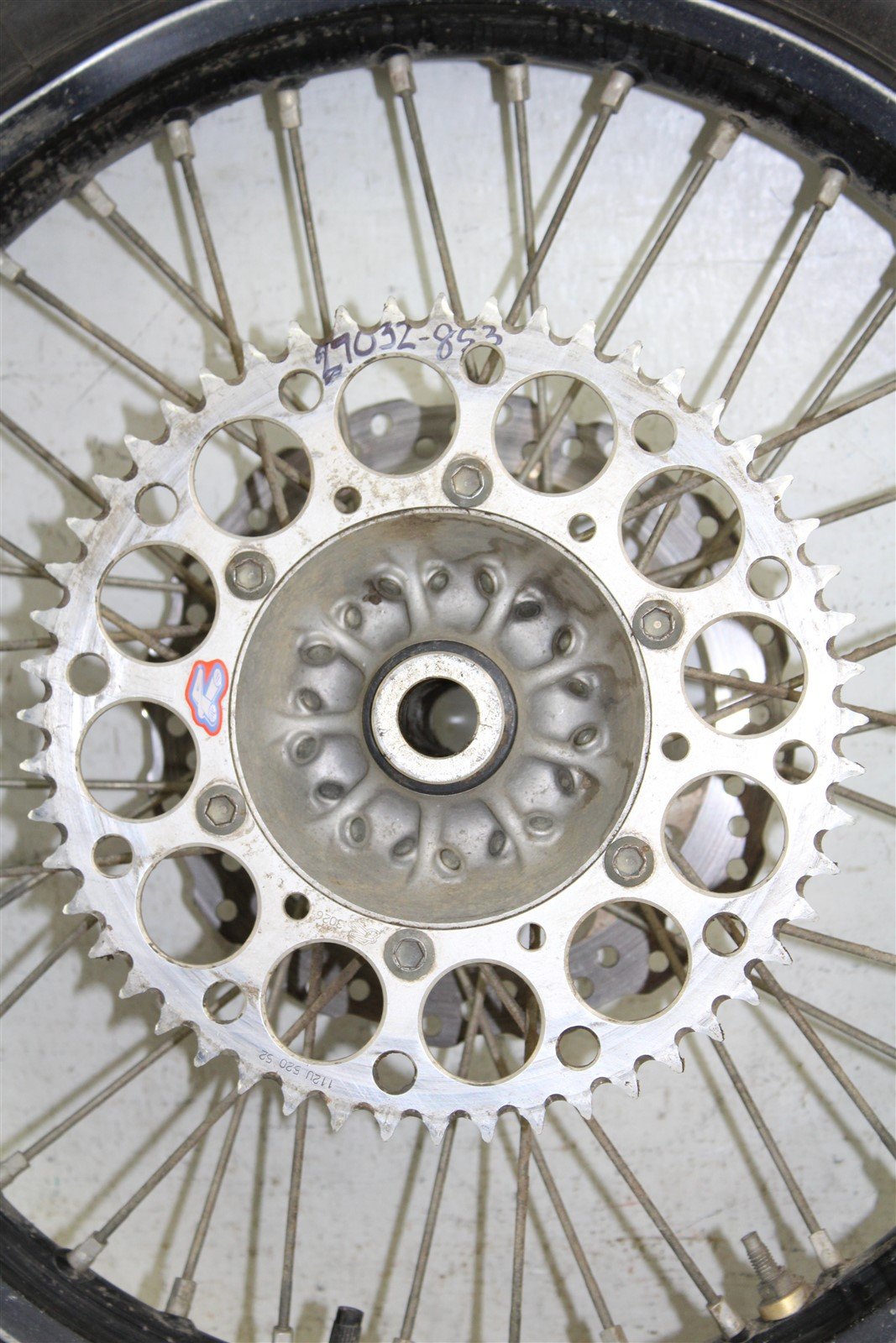 2009 Kawasaki KX 250F Rear Wheel Rim