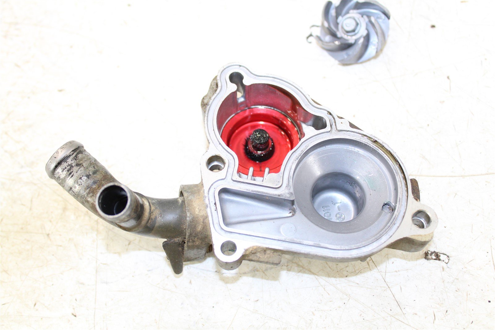 2009 Kawasaki KX 250F Water Pump Impeller Cover