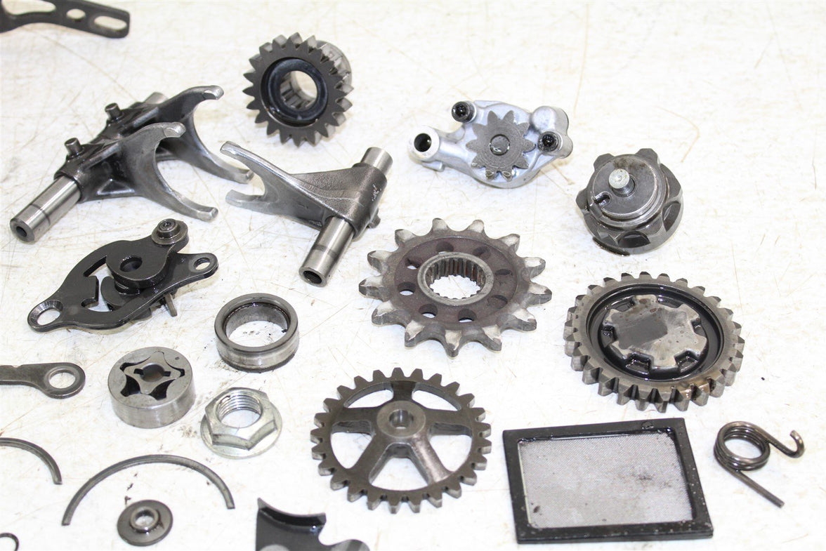 2009 Kawasaki KX 250F Transmission Gears Shift Shaft Forks Drum