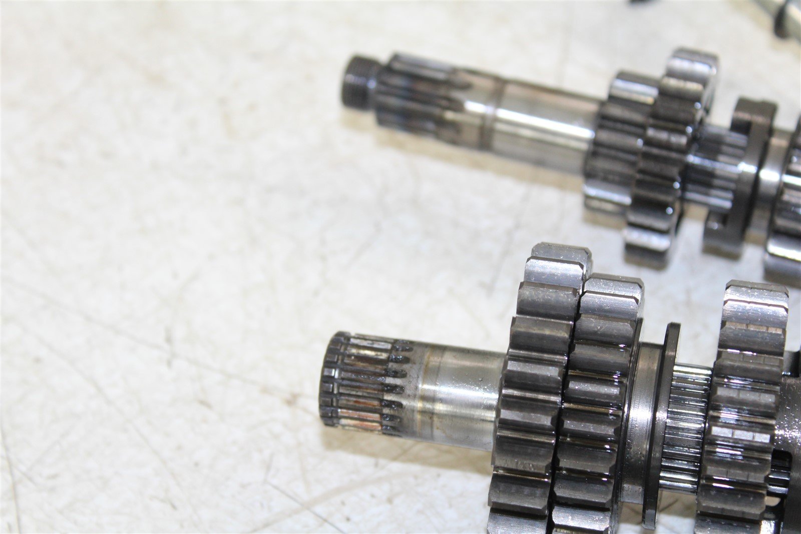 2009 Kawasaki KX 250F Transmission Gears Shift Shaft Forks Drum