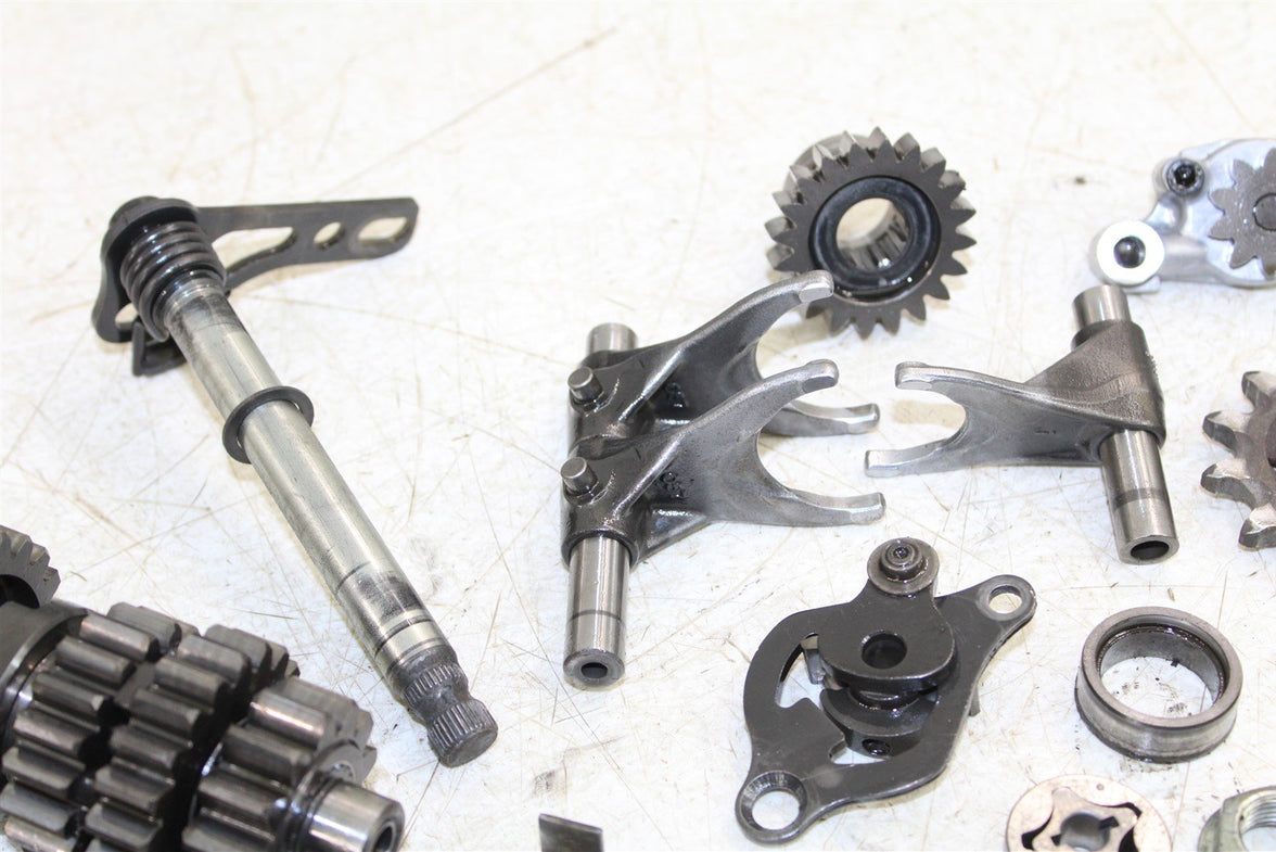 2009 Kawasaki KX 250F Transmission Gears Shift Shaft Forks Drum