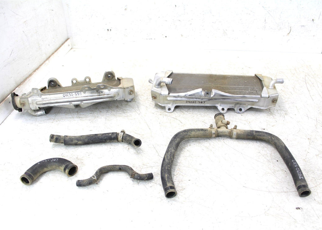 2009 Kawasaki KX 250F Radiator w/ Hoses Left & Right