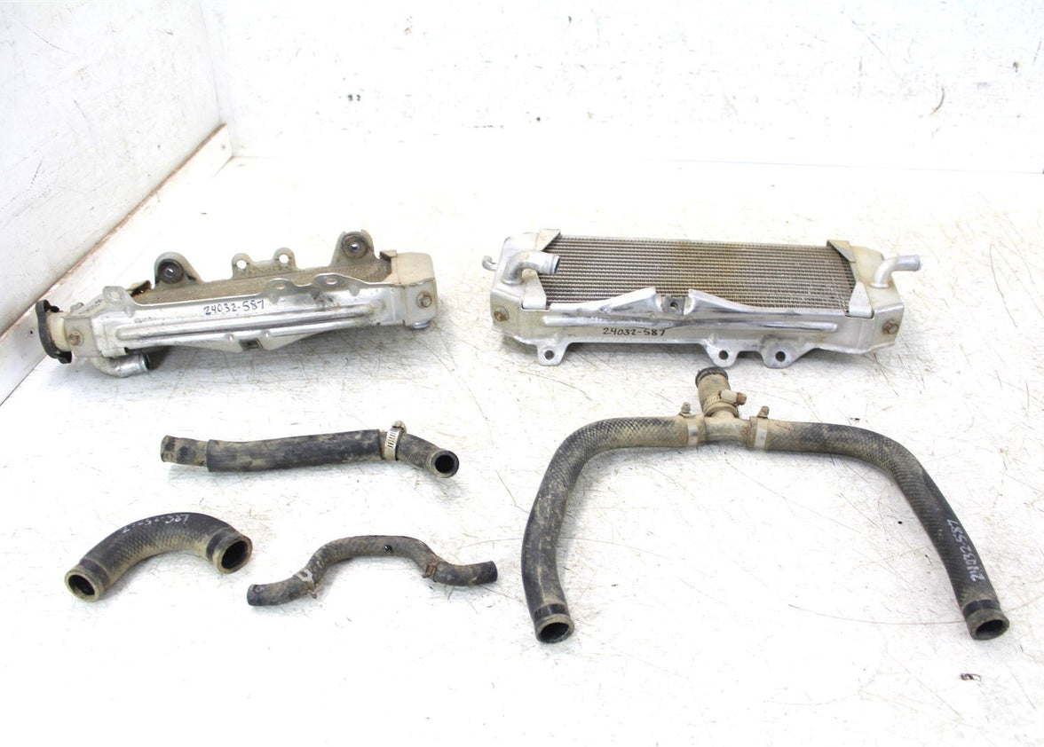 2009 Kawasaki KX 250F Radiator w/ Hoses Left & Right