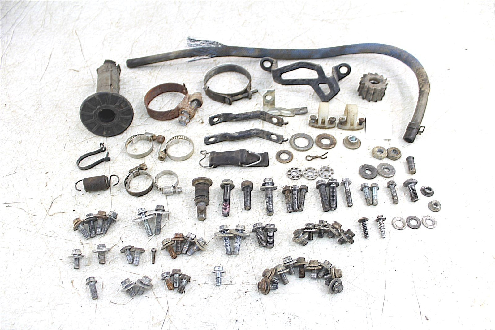 2009 Kawasaki KX 250F Chassis Bolt Kit Hardware Clamp Strap Roller Mount Spring