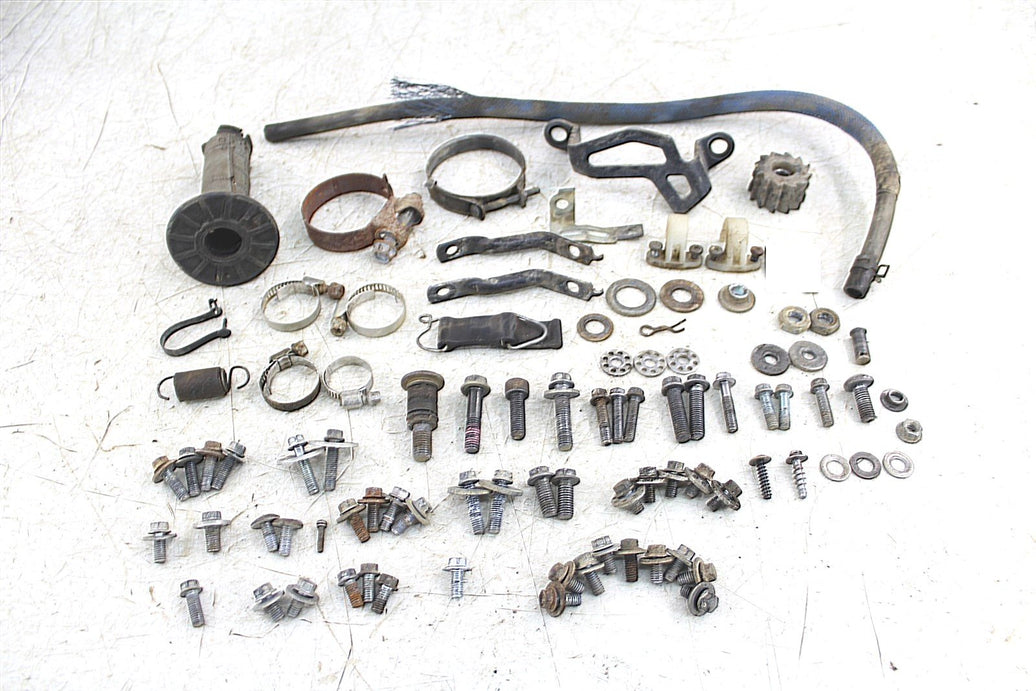 2009 Kawasaki KX 250F Chassis Bolt Kit Hardware Clamp Strap Roller Mount Spring