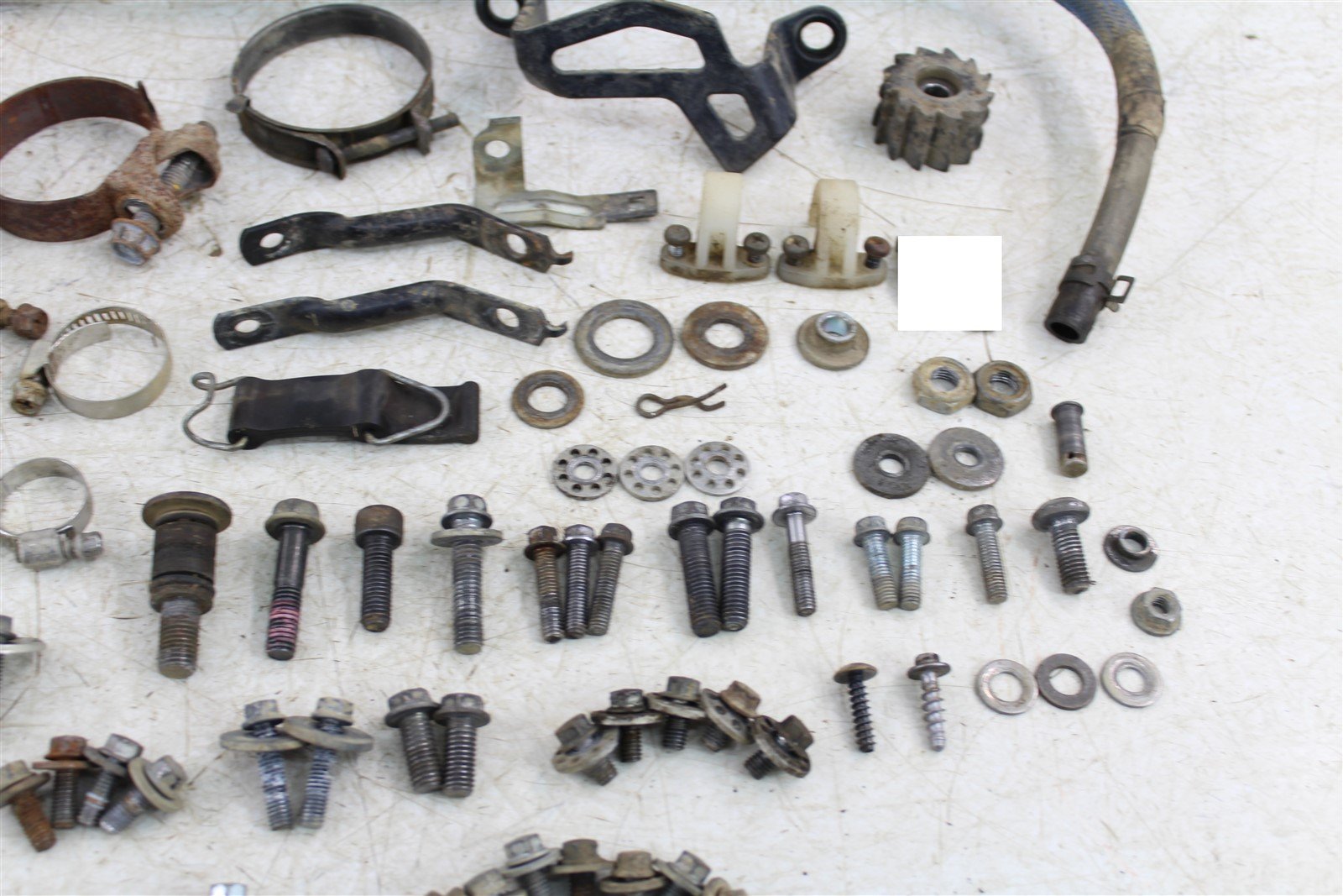 2009 Kawasaki KX 250F Chassis Bolt Kit Hardware Clamp Strap Roller Mount Spring