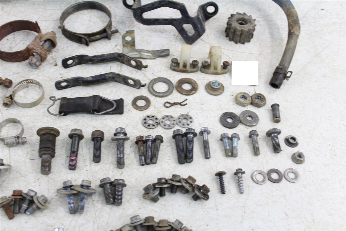 2009 Kawasaki KX 250F Chassis Bolt Kit Hardware Clamp Strap Roller Mount Spring