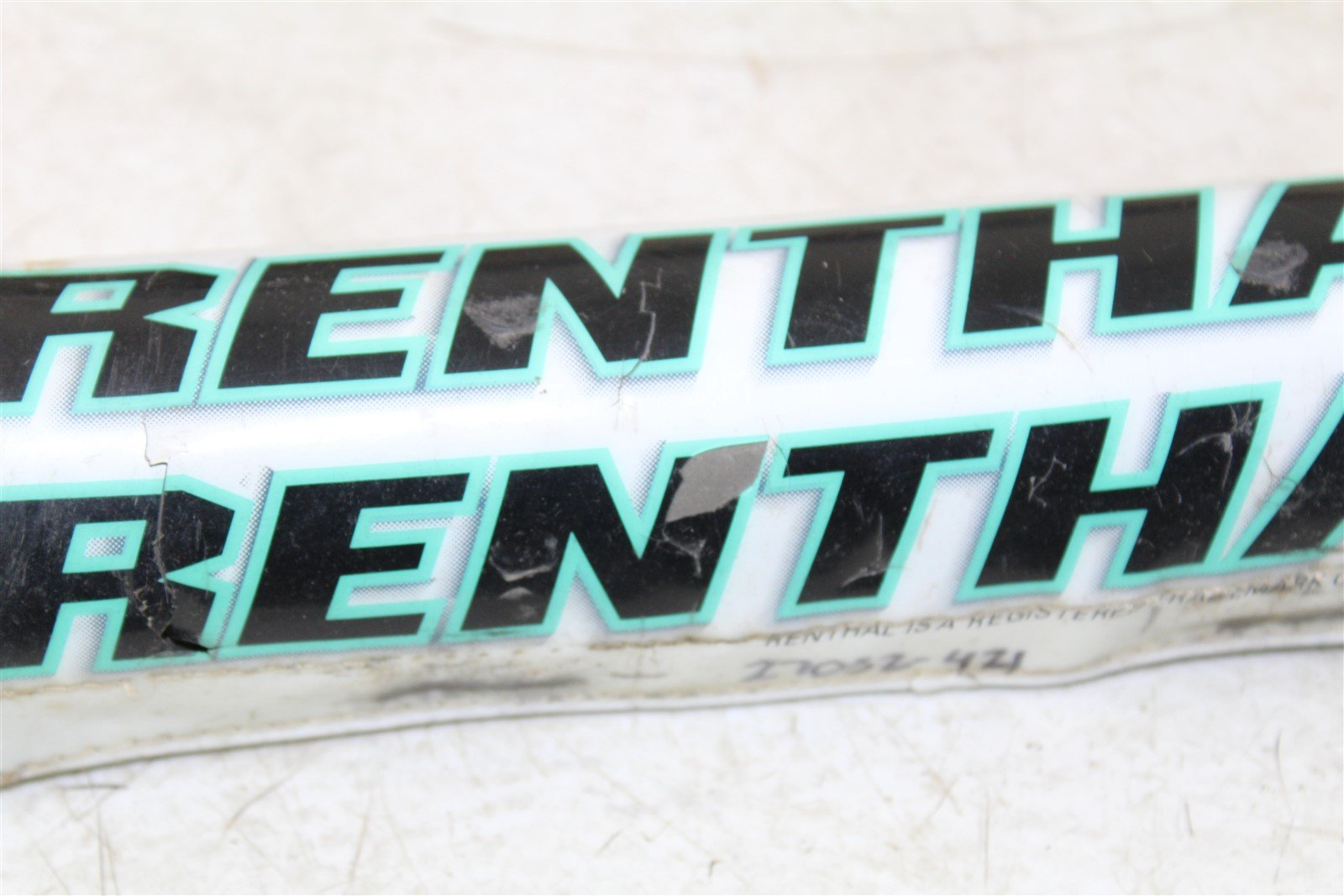 2009 Kawasaki KX 250F Renthal Handlebar Bar Pad Cover Green White