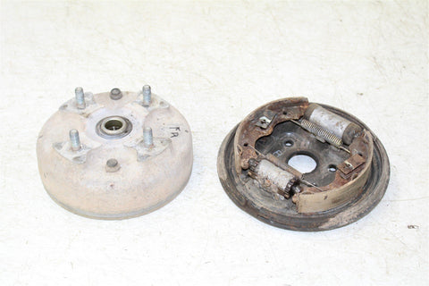 1986 Honda Fourtrax 250 2x4 Front Right Brake Drum Backing Plate Panel Hub