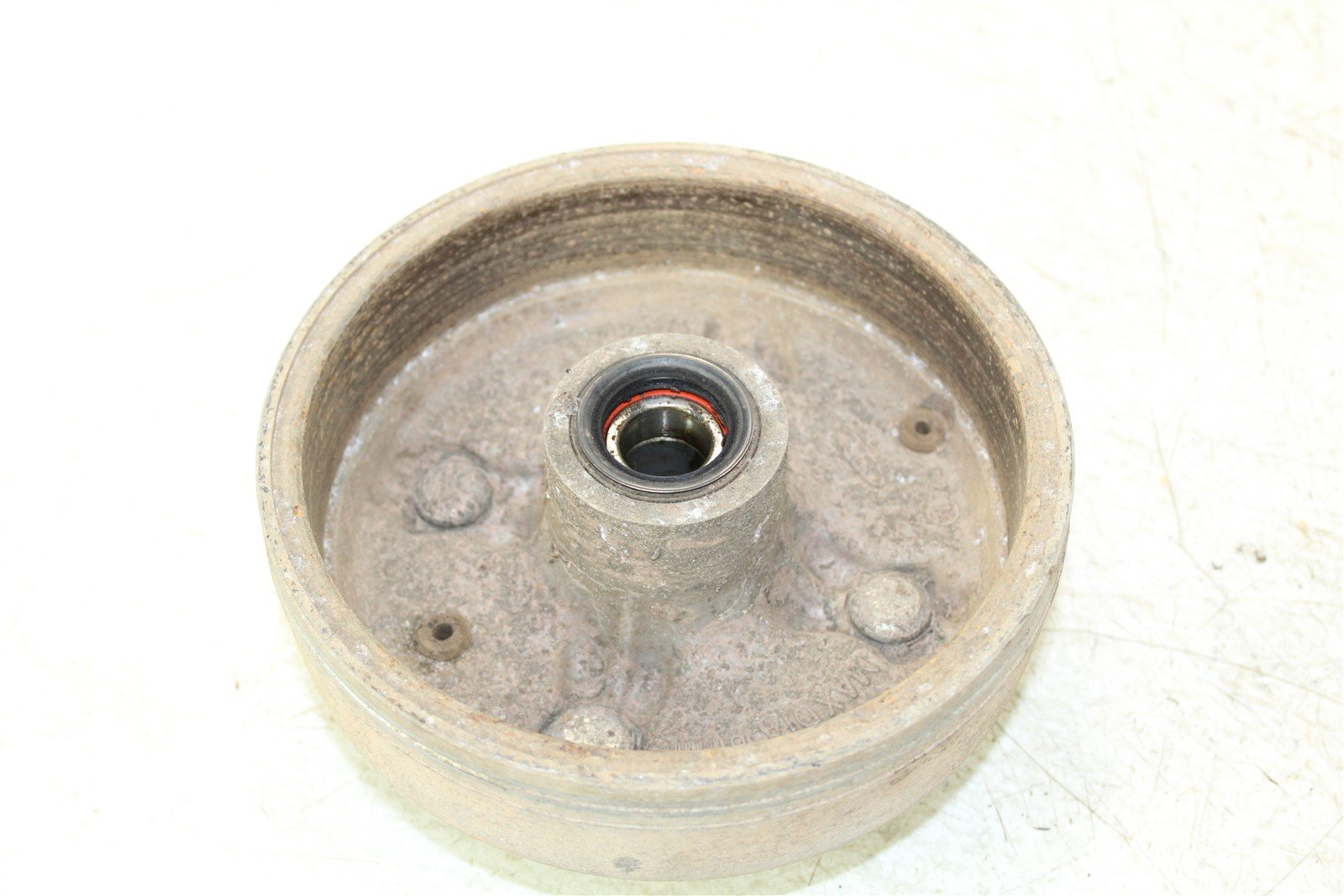 1986 Honda Fourtrax 250 2x4 Front Right Brake Drum Backing Plate Panel Hub