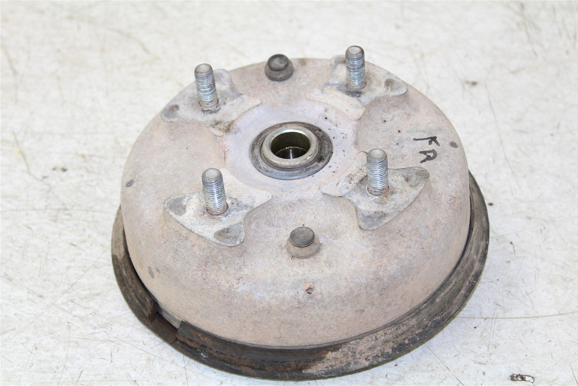 1986 Honda Fourtrax 250 2x4 Front Right Brake Drum Backing Plate Panel Hub
