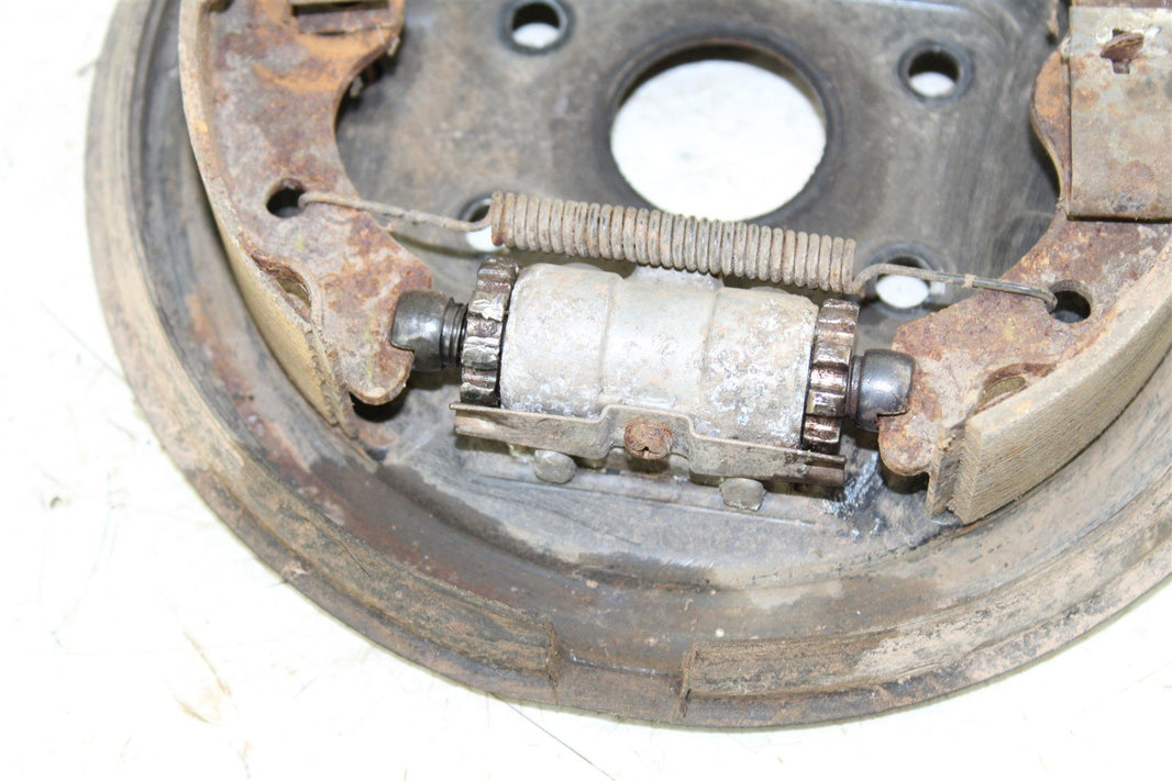 1986 Honda Fourtrax 250 2x4 Front Left Brake Drum Backing Plate Panel Hub