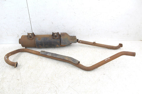 2006 Kawasaki Brute Force 750 4x4 Exhaust Head Pipe Silencer Muffler
