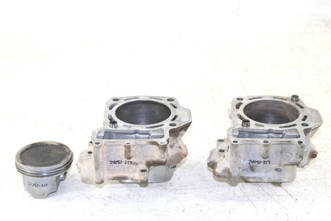 2006 Kawasaki Brute Force 750 4x4 Engine Cylinder Jugs Front & Rear Set Read