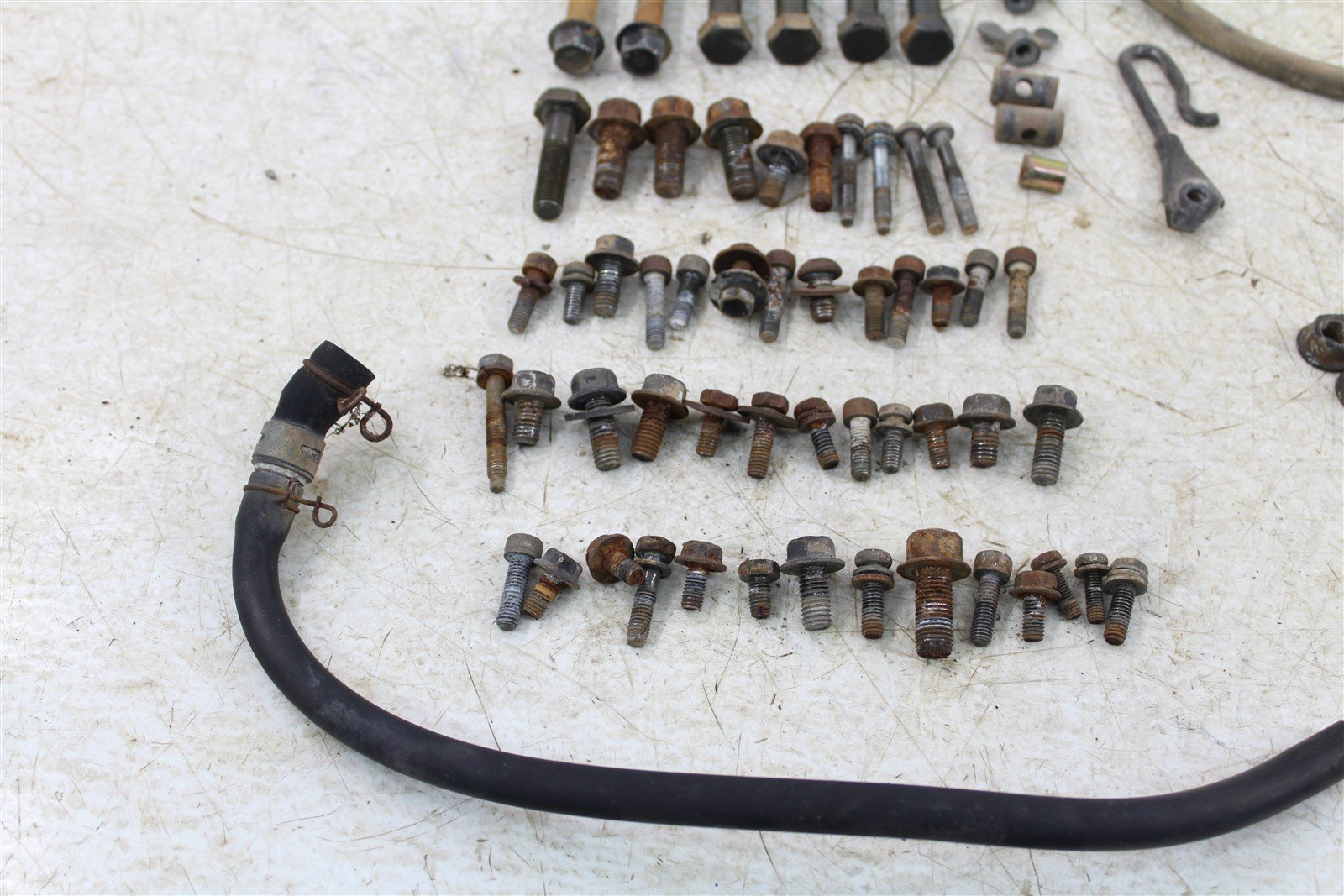 1994 Yamaha Timberwolf 250 Chassis Bolt Kit Hardware Wire Hose Clamp Coil Spring