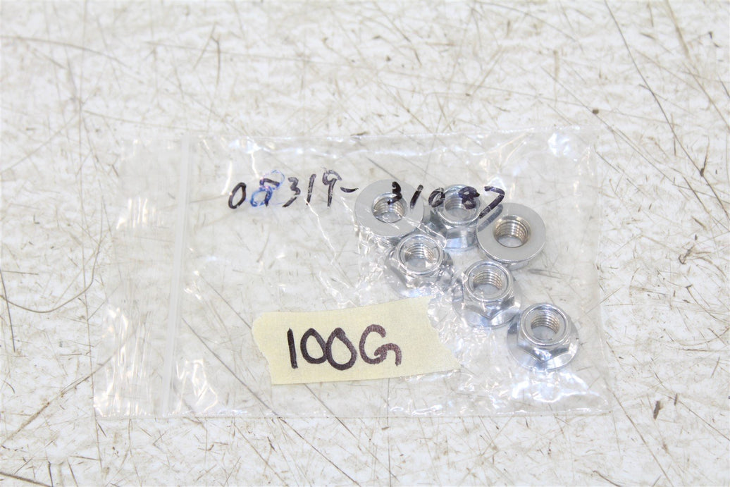 NOS Suzuki Nut NEW OEM 08319-31087 QTY:6