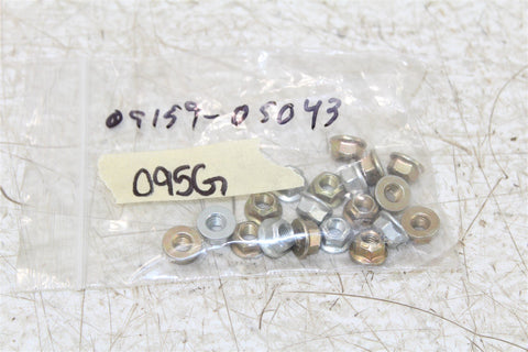 NEW Genuine SUZUKI FRONT / REAR FENDER NUT 5mm OEM 09159-05043 NOS QTY19