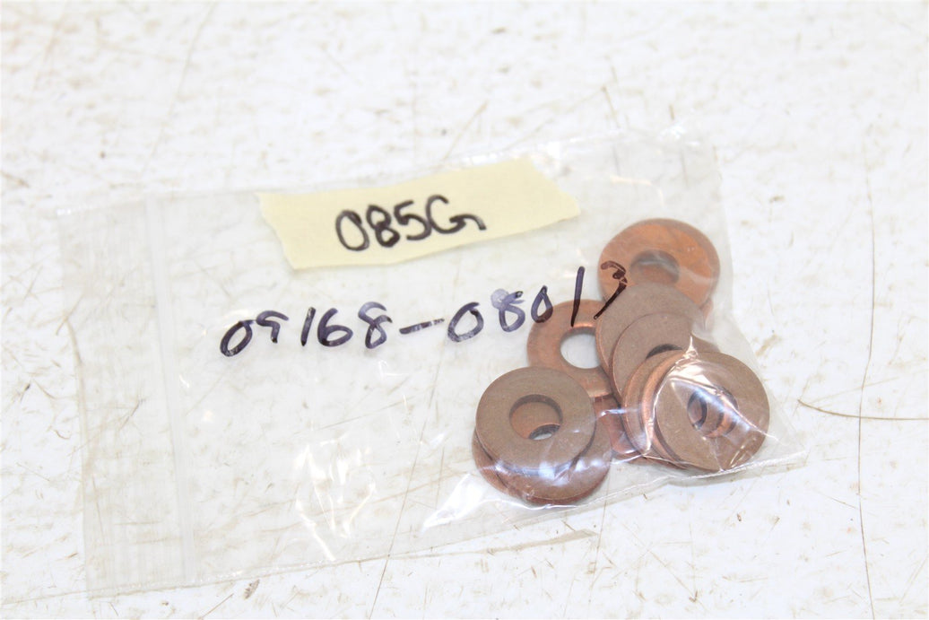 NOS Suzuki Cyl Head Washer DR100 LT-230 Quad Sport GS650 NEW 09168-08013 QTY:12