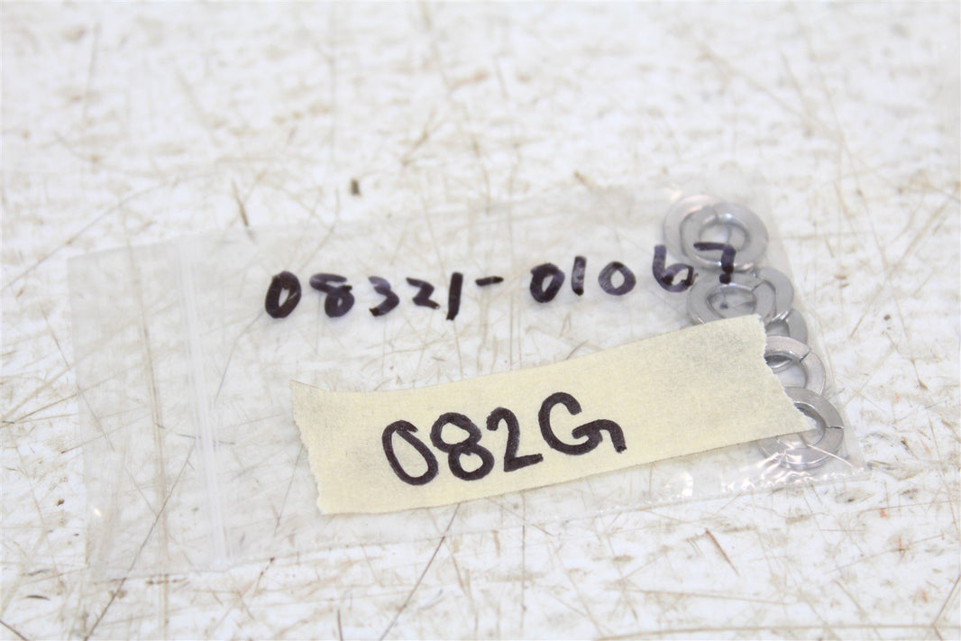 NOS Suzuki OEM Spring Lock Washers 08321-01067 QTY:8