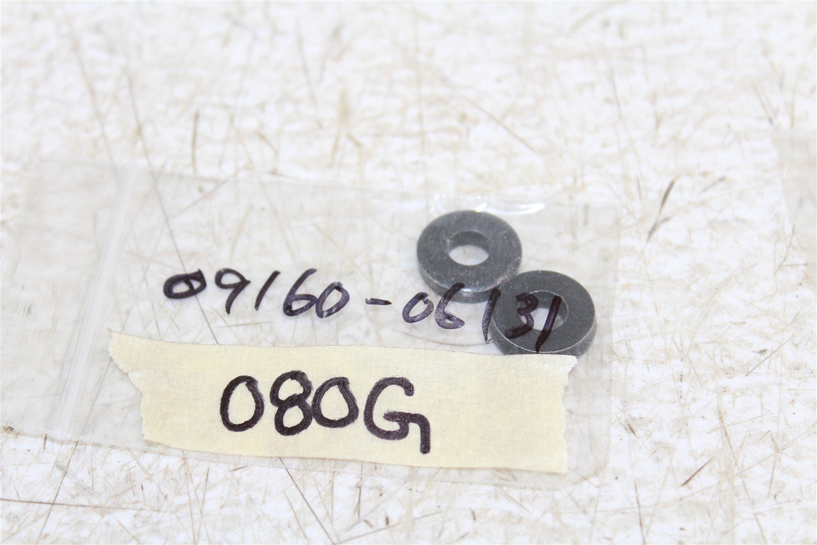 NOS GENUINE SUZUKI WASHER 6.5X16X4 09160-06131 NEW OEM QTY:2