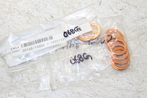 NOS Genuine Suzuki Copper Gasket Washers NEW OEM 09168-16002 QTY:10