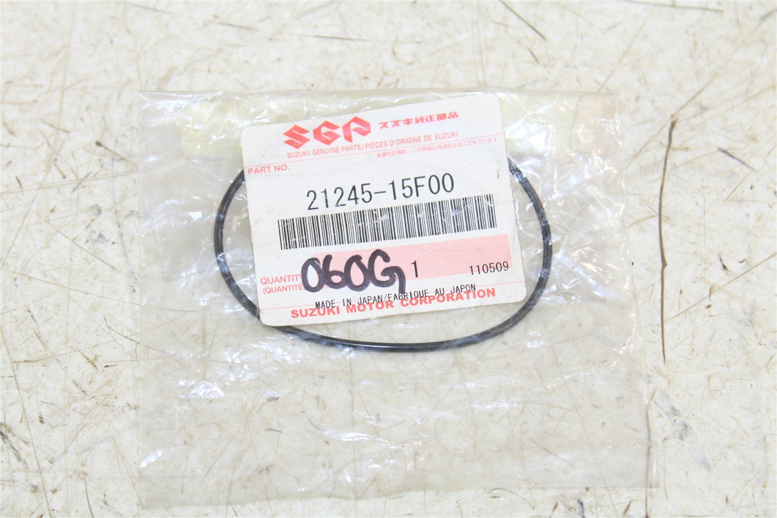 NOS SUZUKI 21245-15F00 MOVEABLE DRIVE O-RING QUAD MASTER VINSON BURGMAN KINGQUAD