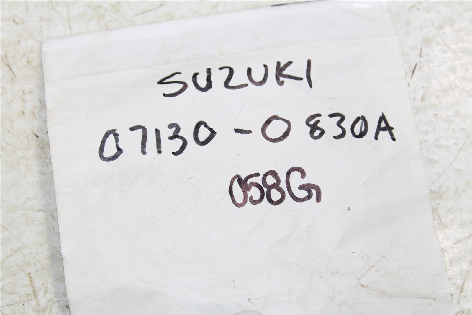 NOS Genuine Suzuki Bolt NEW OEM 07130-0830A