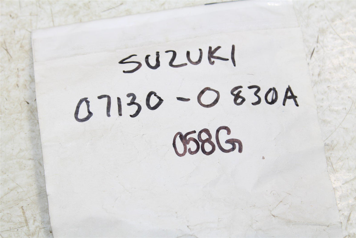 NOS Genuine Suzuki Bolt NEW OEM 07130-0830A