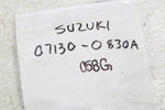 NOS Genuine Suzuki Bolt NEW OEM 07130-0830A