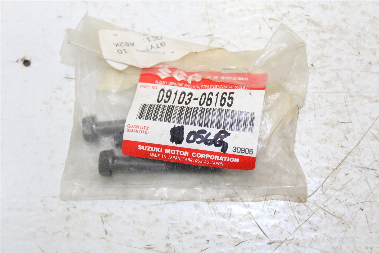 NOS Suzuki Cylinder Head Cam Cap Bolts NEW OEM 09103-06165 QTY:4