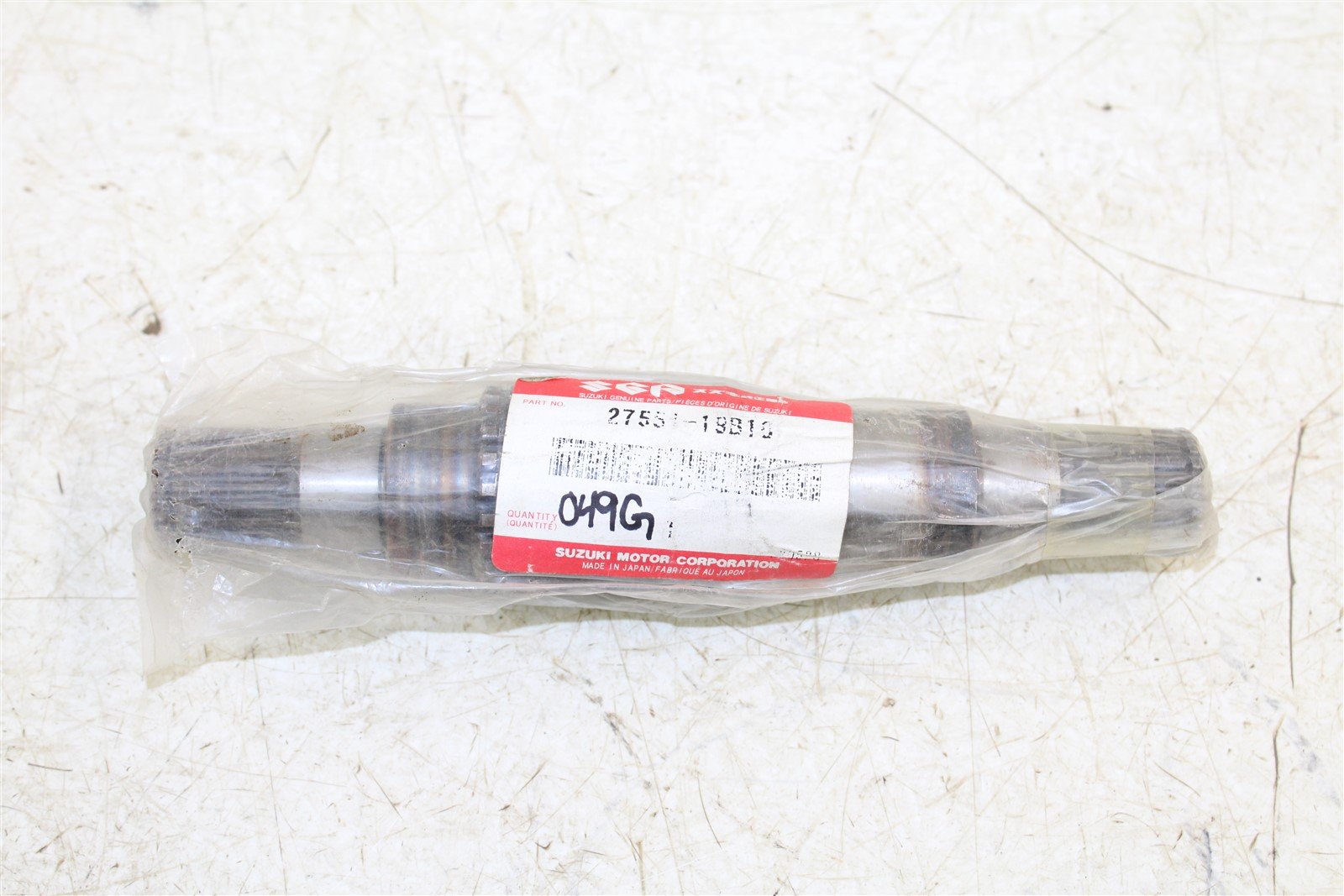 NOS Suzuki 1987-99 LT-F4WD Rear Final Driven Shaft 27551-19B10 NEW