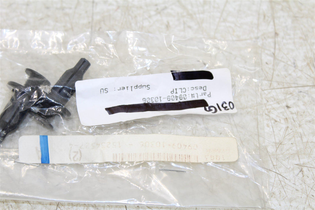 NOS Suzuki Clips 1997-2000 GSF1200 1996-1999 GSF600 NEW OEM 09409-10306 QTY 2