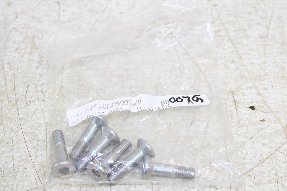 NOS Suzuki Sprocket Bolt 90-00 RM 125 250 80 DRZ400 DR650 OEM 09120-08010 QTY6