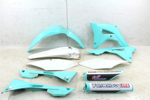 2017 Honda CRF 450R Fender Plastic Set Front Rear Number Plates Fork Guards