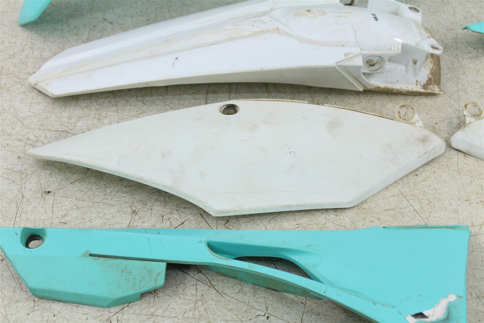 2017 Honda CRF 450R Fender Plastic Set Front Rear Number Plates Fork Guards