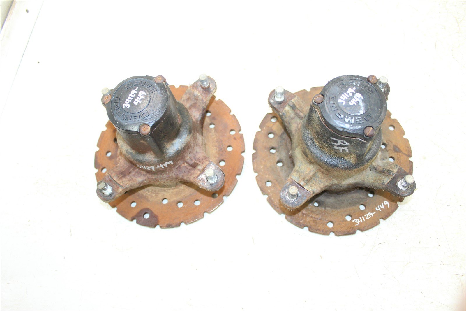 2002 Polaris Magnum 325 4x4 Front Hubs Brake Rotors