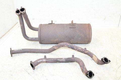 2002 Kawasaki Mule 3010 4x4 Exhaust Head Pipe Silencer Muffler
